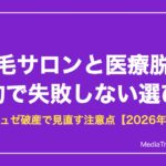 脱毛サロンと医療脱毛 契約で失敗しない選び方